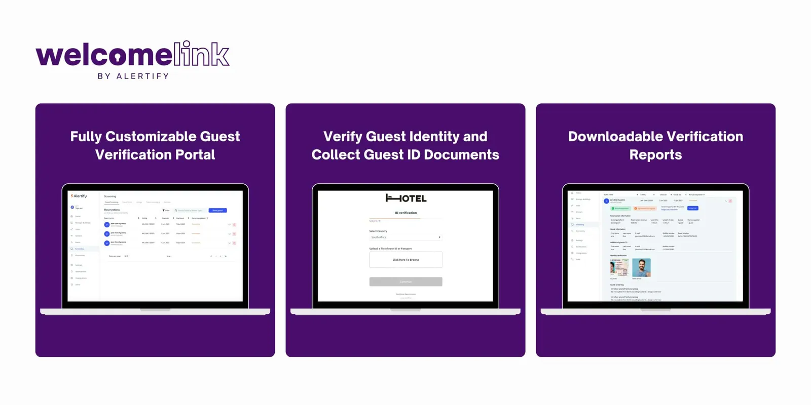 Alertify lance WelcomeLink, le meilleur portail de vérification des voyageurs