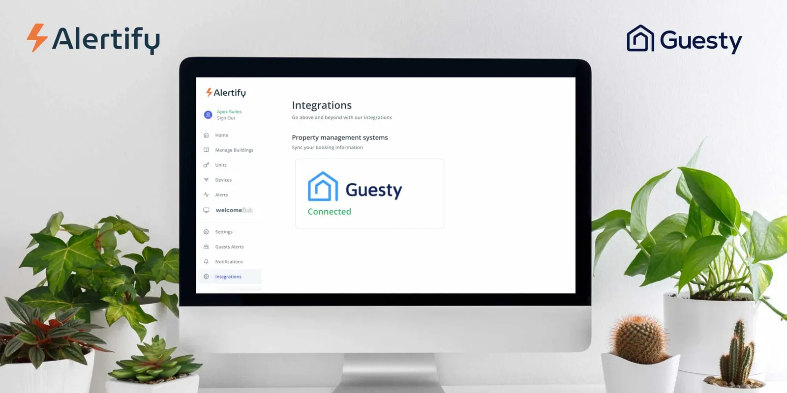 Intégration Guesty Alertify