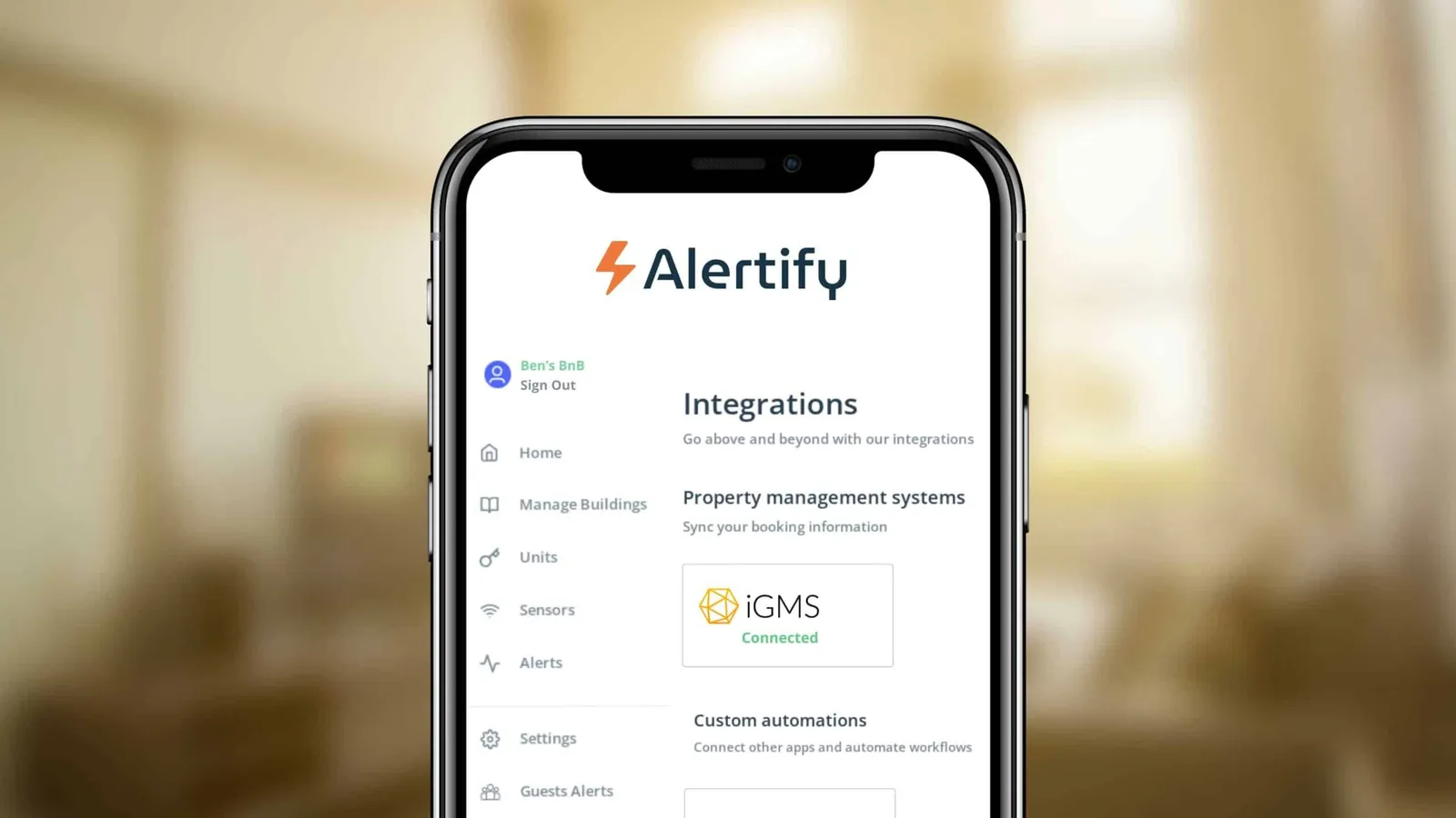 Optimisez votre gestion locative en intégrant Alertify à iGMS