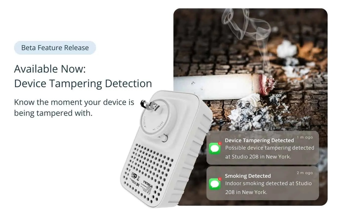 Découvrez la nouvelle détection de sabotage d'Alertify