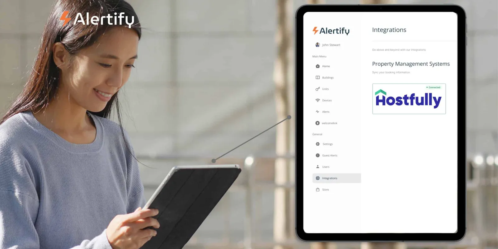Séjours plus intelligents : l'intégration Alertify & Hostfully expliquée