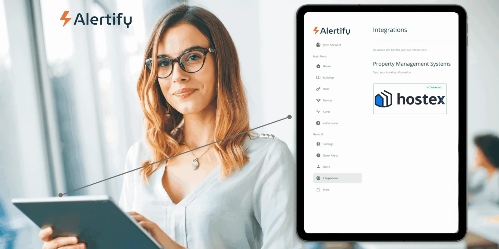 Intégration Hostex et Alertify pour simplifier la gestion des locations de courte durée