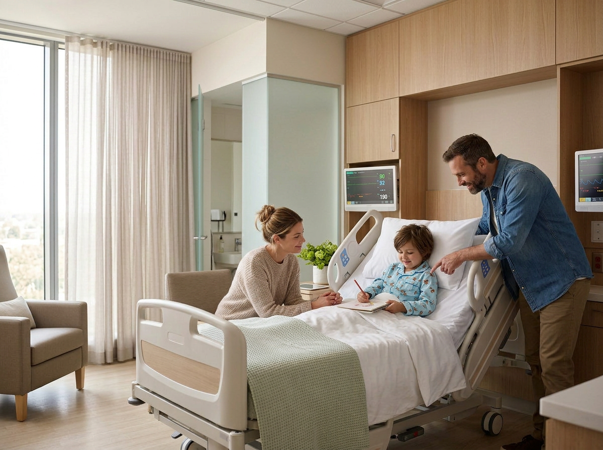 Confidentialité totale des patients et des visiteurs — niveaux sonores et qualité de l'air uniquement