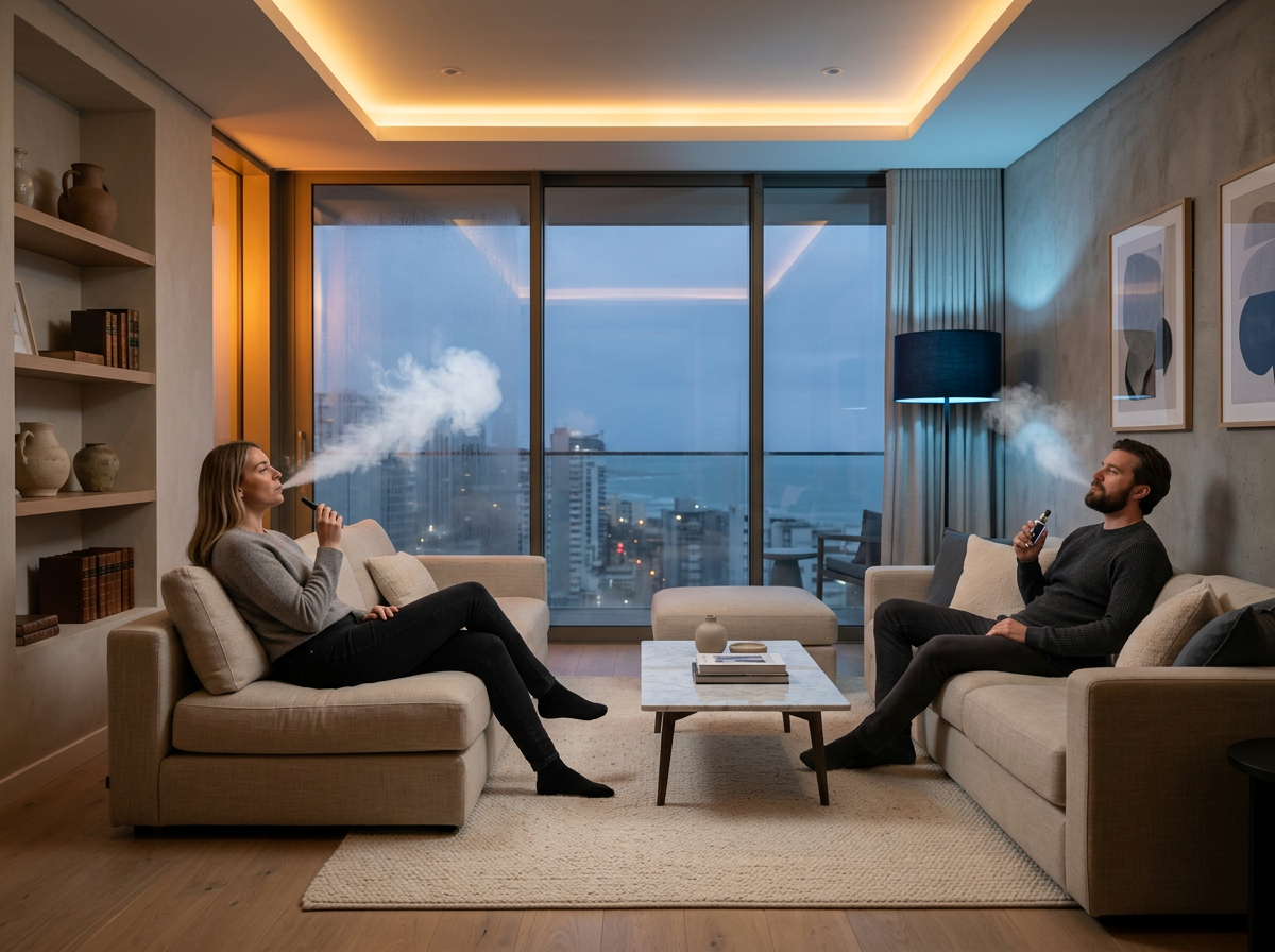 Détection de fumée et de vapotage dans une location de vacances